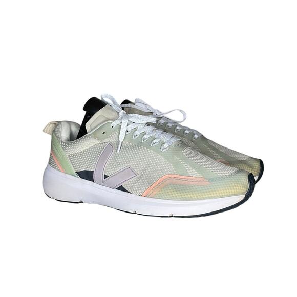 Womens Veja Condor 2 Alveomesh Natural Parme Sneakers Size 9 Gray White - Picture 3 of 6